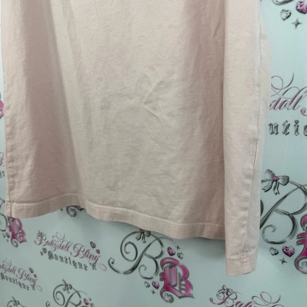 Iuvas T-shirt Women's Light Pink Salut, Vara! Graphic Short Sleeve Tee top - Picture 4 of 11